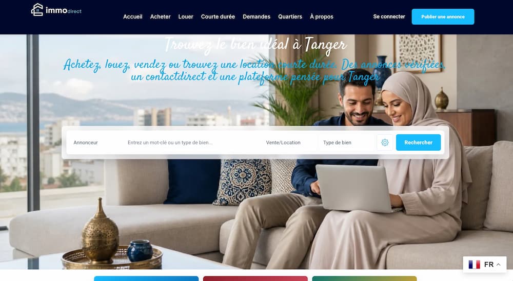 Aperçu du projet ImmoDirect