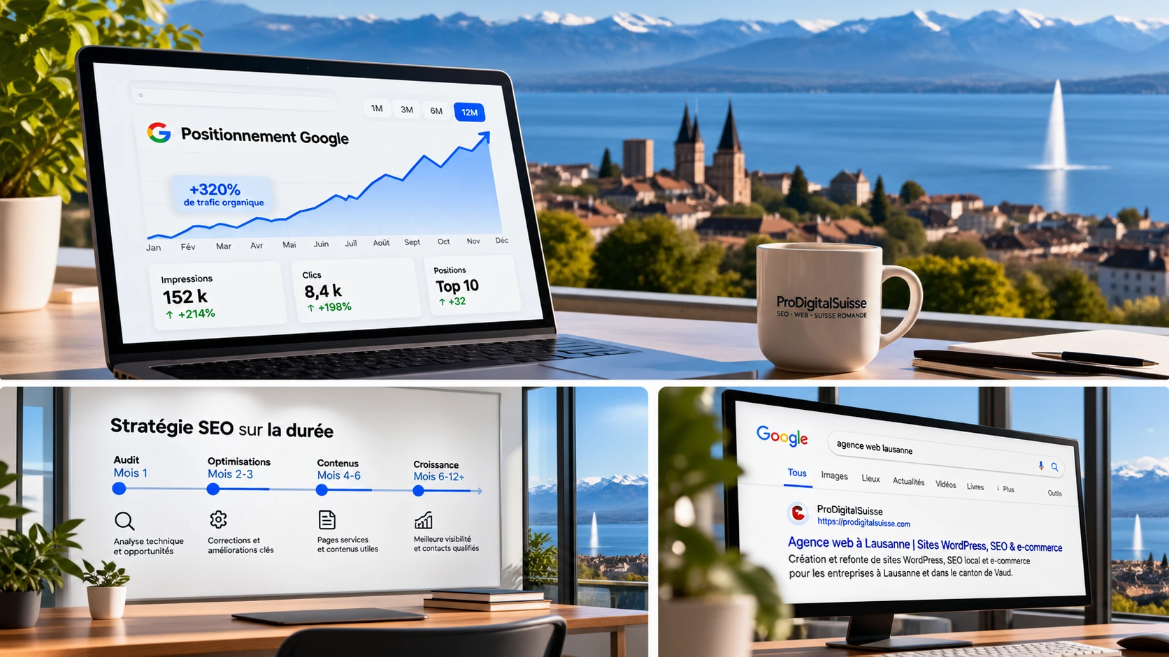 Stratégie SEO long terme pour améliorer les résultats Google en Suisse